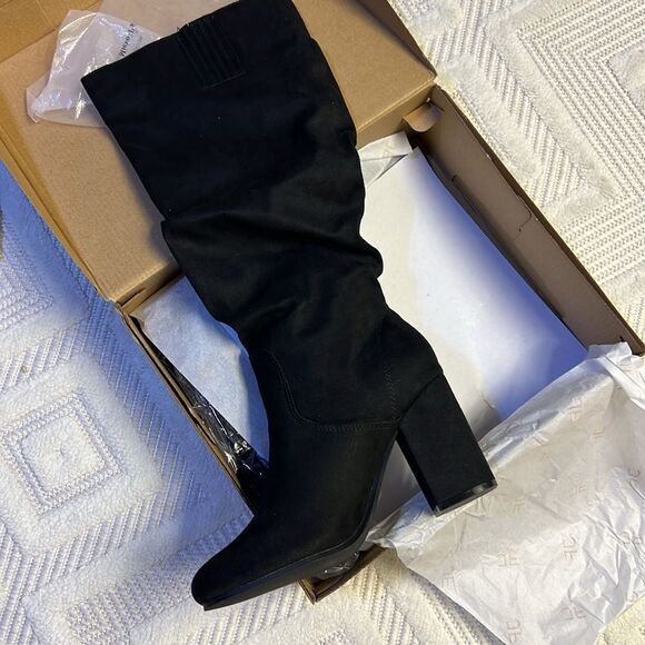 JUSTFAB - Leona Heeled Boot - Black - Picture 7 of 7